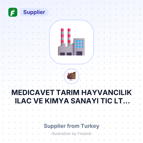 MEDICAVET TARIM HAYVANCILIK ILAC VE KIMYA SANAYI TIC LTD STI – summary card, no photo uploaded yet