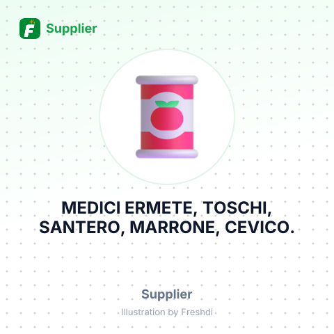 MEDICI ERMETE, TOSCHI, SANTERO, MARRONE, CEVICO. – summary card, no photo uploaded yet