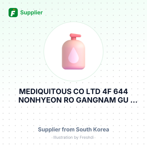 MEDIQUITOUS CO LTD 4F 644 NONHYEON RO GANGNAM GU SEOUL REPUBLIC OF KOREA 06106 – summary card, no photo uploaded yet