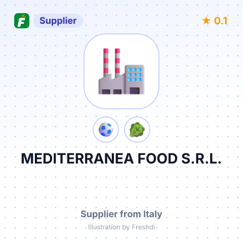 MEDITERRANEA FOOD S.R.L. – summary card, no photo uploaded yet