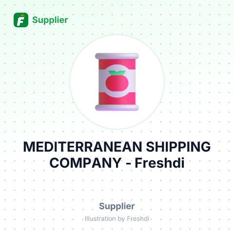 MEDITERRANEAN SHIPPING COMPANY – summary card, no photo uploaded yet