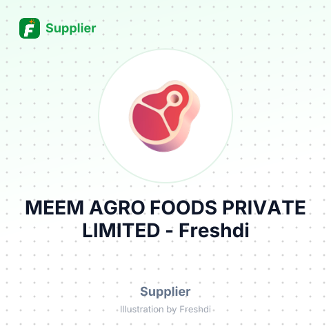 MEEM AGRO FOODS PRIVATE LIMITED – summary card, no photo uploaded yet