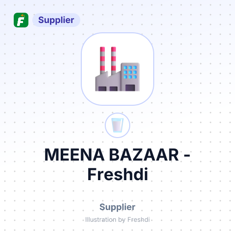 MEENA BAZAAR – summary card, no photo uploaded yet