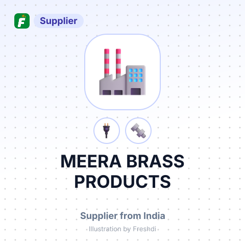 MEERA BRASS PRODUCTS – summary card, no photo uploaded yet