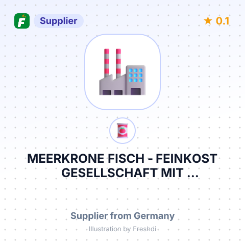 MEERKRONE FISCH - FEINKOST GESELLSCHAFT MIT BESCHRÄNKTER HAFTUNG – summary card, no photo uploaded yet