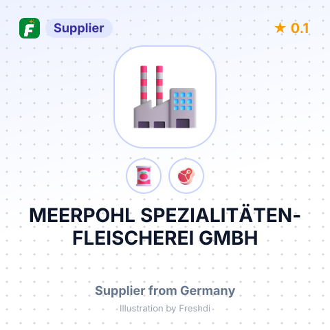 MEERPOHL SPEZIALITÄTEN- FLEISCHEREI GMBH – summary card, no photo uploaded yet