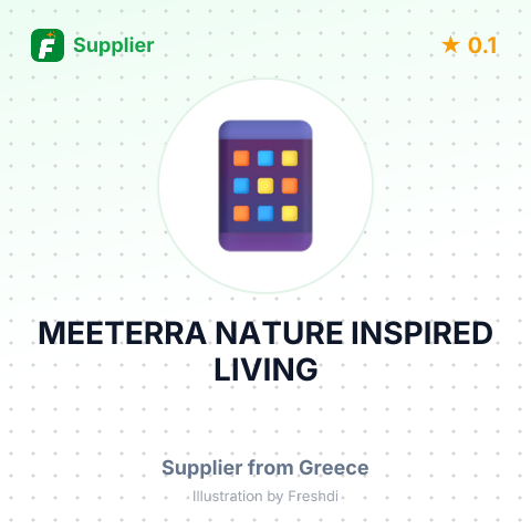 MEETERRA NATURE INSPIRED LIVING – summary card, no photo uploaded yet