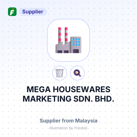 MEGA HOUSEWARES MARKETING SDN. BHD. – summary card, no photo uploaded yet