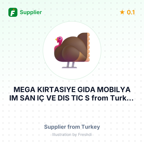 MEGA KIRTASIYE GIDA MOBILYA IM SAN IÇ VE DIS TIC S – summary card, no photo uploaded yet