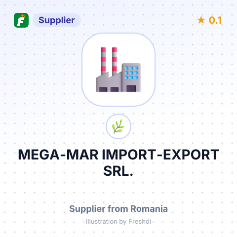 MEGA-MAR IMPORT-EXPORT SRL. – summary card, no photo uploaded yet