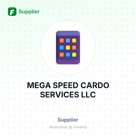 MEGA SPEED CARDO SERVICES LLC – summary card, no photo uploaded yet