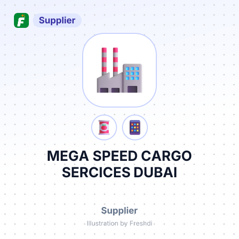 MEGA SPEED CARGO SERCICES DUBAI – summary card, no photo uploaded yet