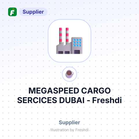 MEGASPEED CARGO SERCICES DUBAI – summary card, no photo uploaded yet