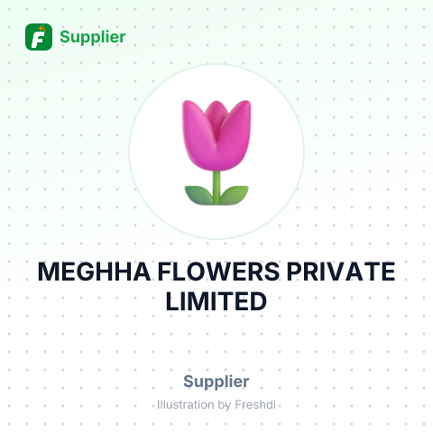 MEGHHA FLOWERS PRIVATE LIMITED – summary card, no photo uploaded yet