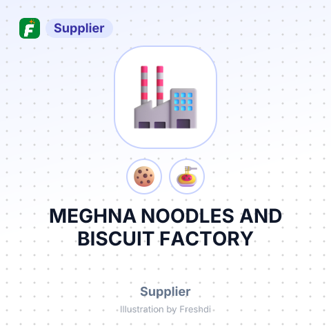 MEGHNA NOODLES AND BISCUIT FACTORY – summary card, no photo uploaded yet