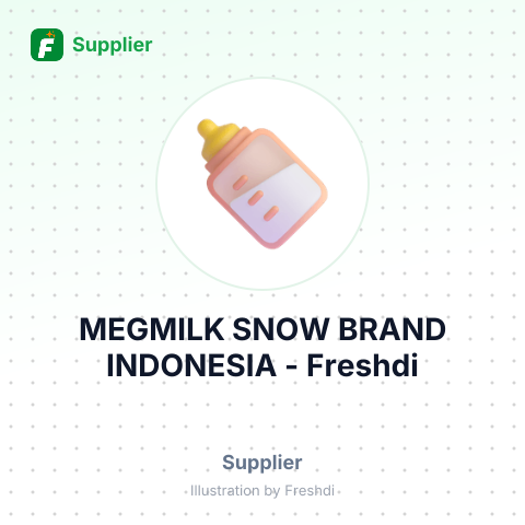 MEGMILK SNOW BRAND INDONESIA – summary card, no photo uploaded yet