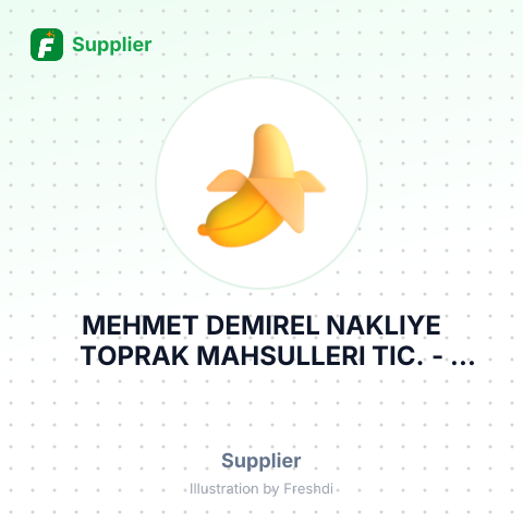 MEHMET DEMIREL NAKLIYE TOPRAK MAHSULLERI TIC. – summary card, no photo uploaded yet