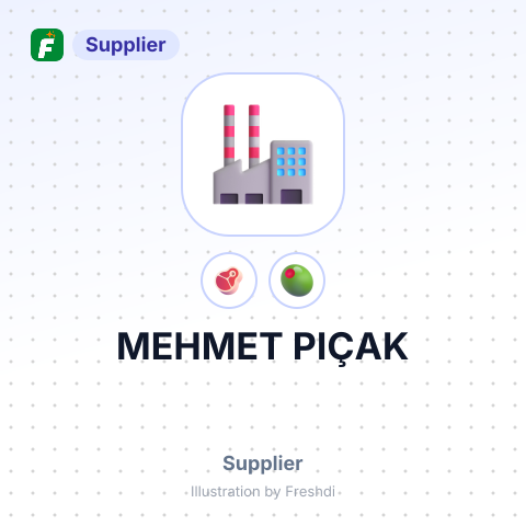 MEHMET PIÇAK – summary card, no photo uploaded yet