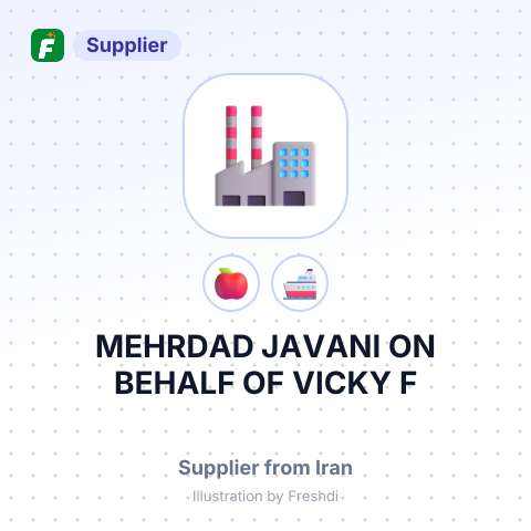 MEHRDAD JAVANI ON BEHALF OF VICKY F – summary card, no photo uploaded yet