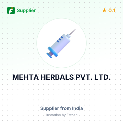 MEHTA HERBALS PVT. LTD. – summary card, no photo uploaded yet