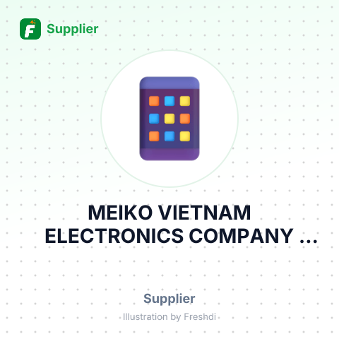 MEIKO VIETNAM ELECTRONICS COMPANY LIMITED – summary card, no photo uploaded yet