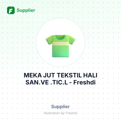 MEKA JUT TEKSTIL HALI SAN.VE .TIC.L – summary card, no photo uploaded yet
