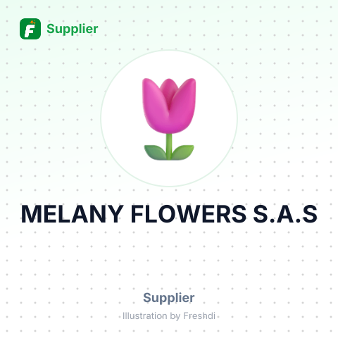 MELANY FLOWERS S.A.S – summary card, no photo uploaded yet