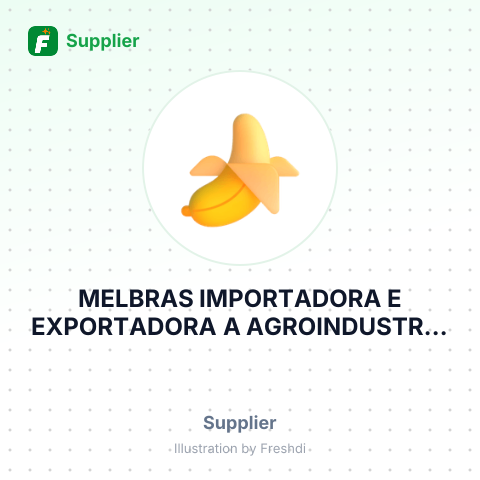 MELBRAS IMPORTADORA E EXPORTADORA A AGROINDUSTRIA LTDA – summary card, no photo uploaded yet