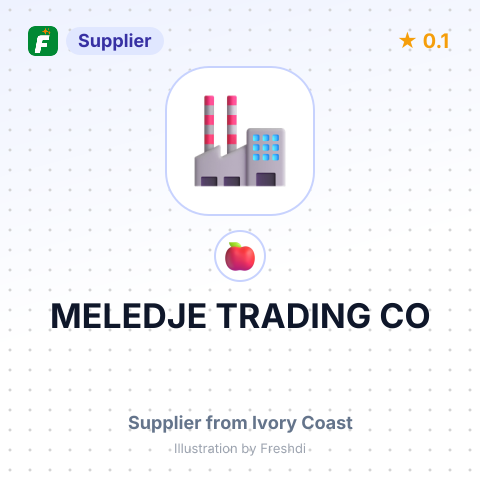 MELEDJE TRADING CO – summary card, no photo uploaded yet