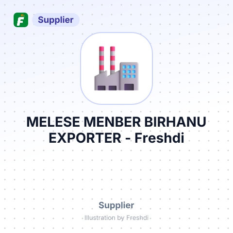 MELESE MENBER BIRHANU EXPORTER – summary card, no photo uploaded yet