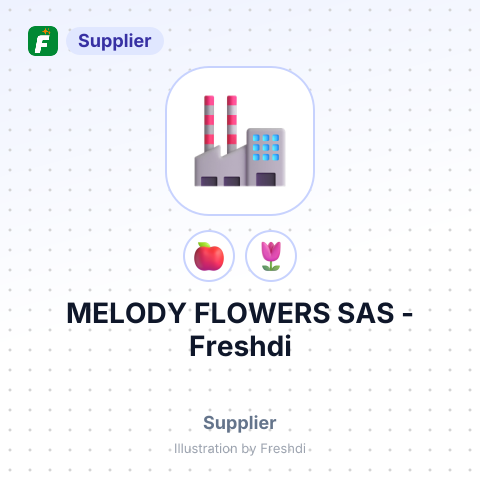 MELODY FLOWERS SAS – summary card, no photo uploaded yet
