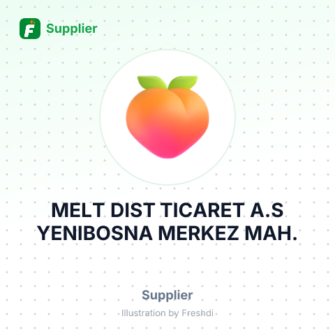 MELT DIST TICARET A.S YENIBOSNA MERKEZ MAH. – summary card, no photo uploaded yet