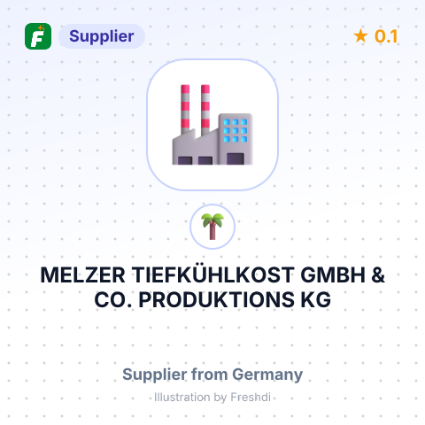 MELZER TIEFKÜHLKOST GMBH & CO. PRODUKTIONS KG – summary card, no photo uploaded yet
