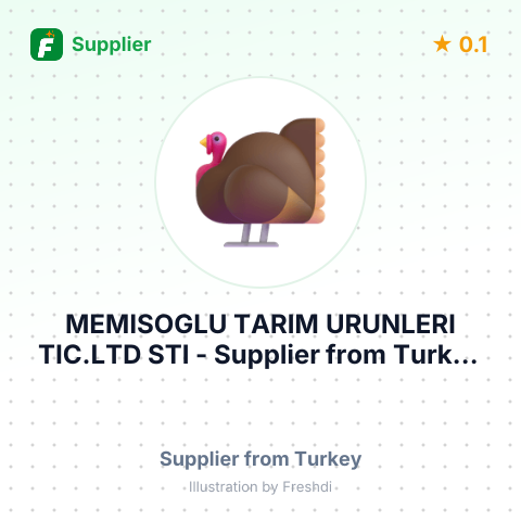 MEMISOGLU TARIM URUNLERI TIC.LTD STI – summary card, no photo uploaded yet