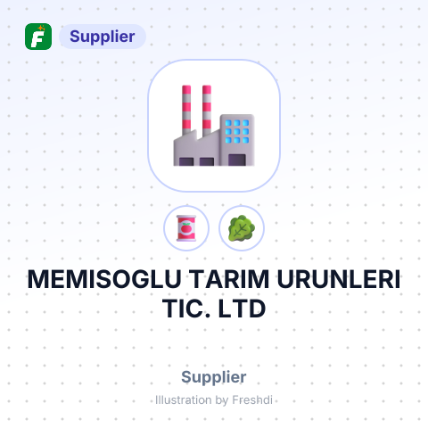 MEMISOGLU TARIM URUNLERI TIC. LTD – summary card, no photo uploaded yet