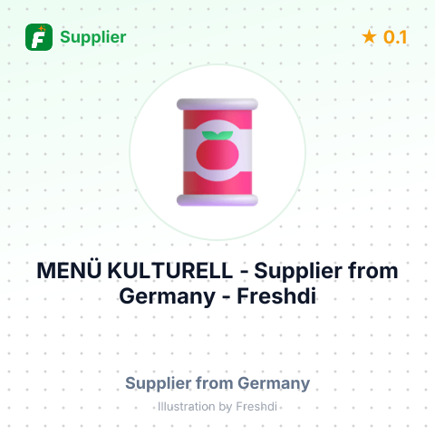 MENÜ KULTURELL – summary card, no photo uploaded yet