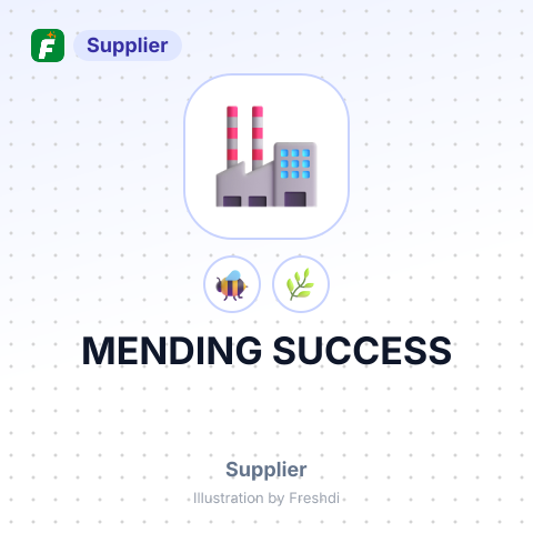 MENDING SUCCESS – summary card, no photo uploaded yet