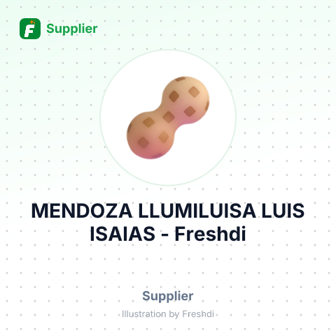 MENDOZA LLUMILUISA LUIS ISAIAS – summary card, no photo uploaded yet
