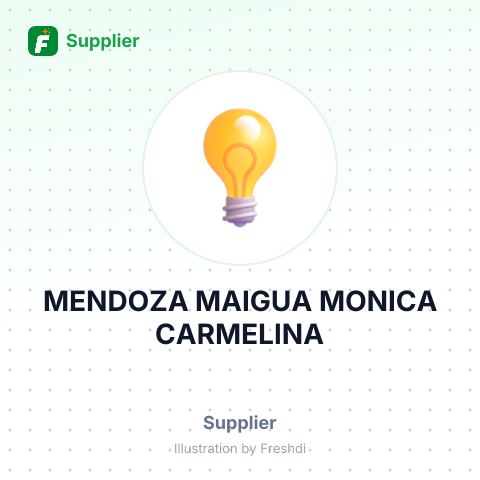MENDOZA MAIGUA MONICA CARMELINA – summary card, no photo uploaded yet