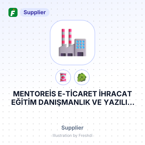 MENTOREİS E-TİCARET İHRACAT EĞİTİM DANIŞMANLIK VE YAZILIM ANONİM ŞİRKETİ – summary card, no photo uploaded yet