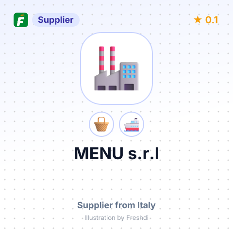 MENU s.r.l – summary card, no photo uploaded yet