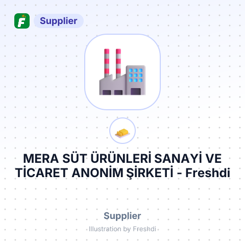 MERA SÜT ÜRÜNLERİ SANAYİ VE TİCARET ANONİM ŞİRKETİ – summary card, no photo uploaded yet