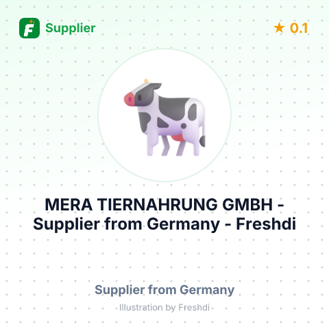 MERA TIERNAHRUNG GMBH – summary card, no photo uploaded yet