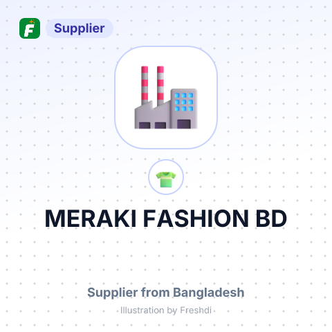 MERAKI FASHION BD – summary card, no photo uploaded yet