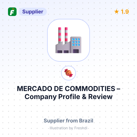MERCADO DE COMMODITIES – summary card, no photo uploaded yet