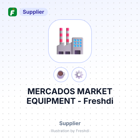 MERCADOS MARKET EQUIPMENT – summary card, no photo uploaded yet