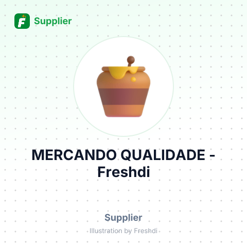 MERCANDO QUALIDADE – summary card, no photo uploaded yet