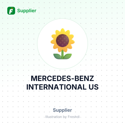 MERCEDES-BENZ INTERNATIONAL US – summary card, no photo uploaded yet