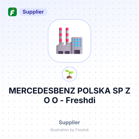 MERCEDESBENZ POLSKA SP Z O O – summary card, no photo uploaded yet