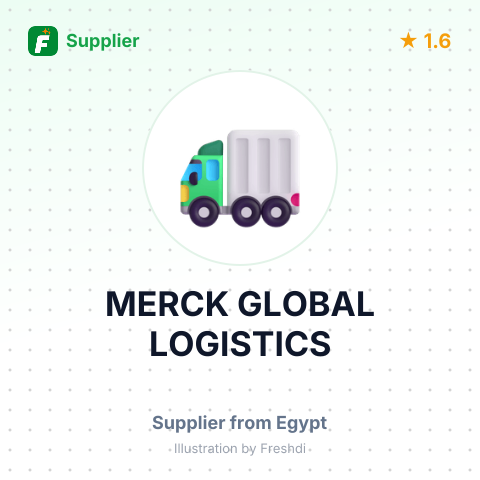 MERCK GLOBAL LOGISTICS – summary card, no photo uploaded yet